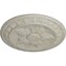 Ekena Millwork Exeter Ceiling Medallion (Fits Canopies up to 3 1/8"), 17 3/4"OD x 1 1/8"P, Pot of Cream Crackle CM17EXPCC - alternate 3